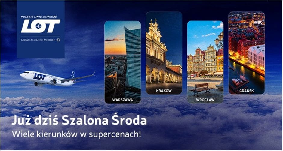 Szalona Promocja LOT już dziś!