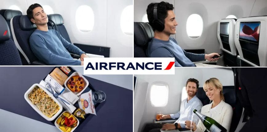 Discover the Ultimate Comfort in the Air France Premium Cabin
