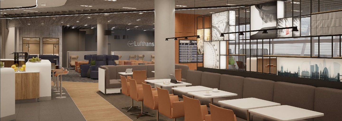 Ponowne otwarcie saloników Lufthansa Group na lotnisku Heathrow w Londynie